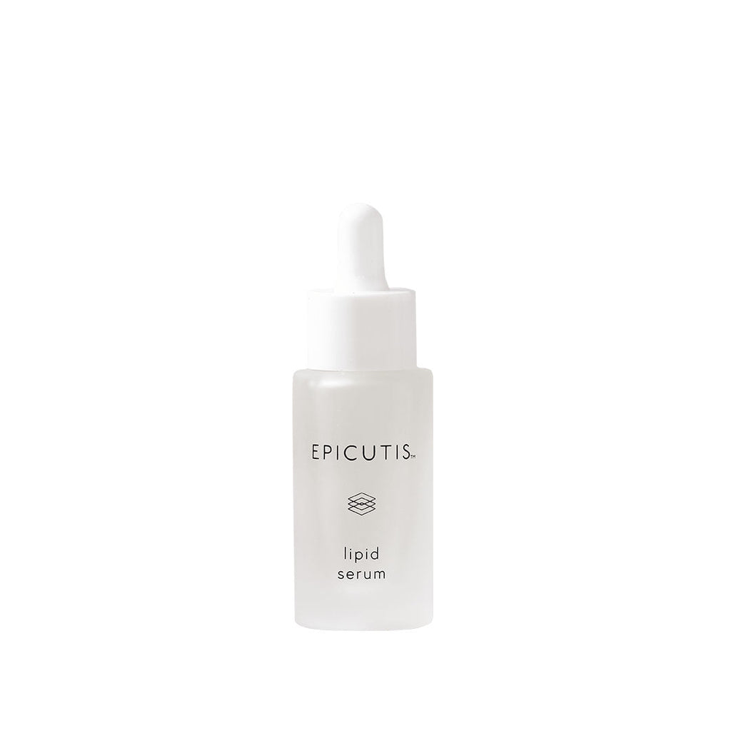 EPICUTIS Lipid Serum in a small, frosted glass dropper bottle with a white cap.
