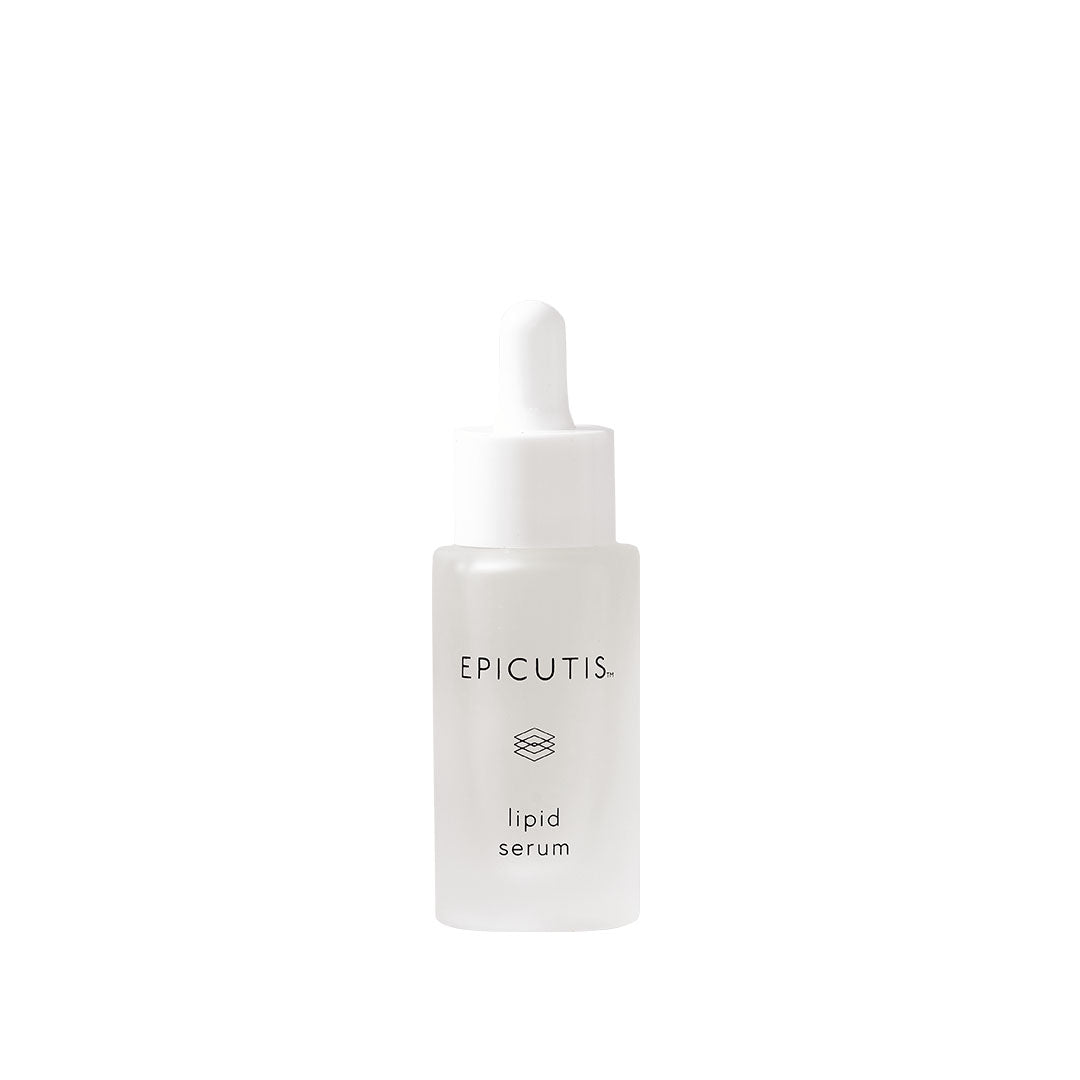 EPICUTIS Lipid Serum in a small, frosted glass dropper bottle with a white cap.