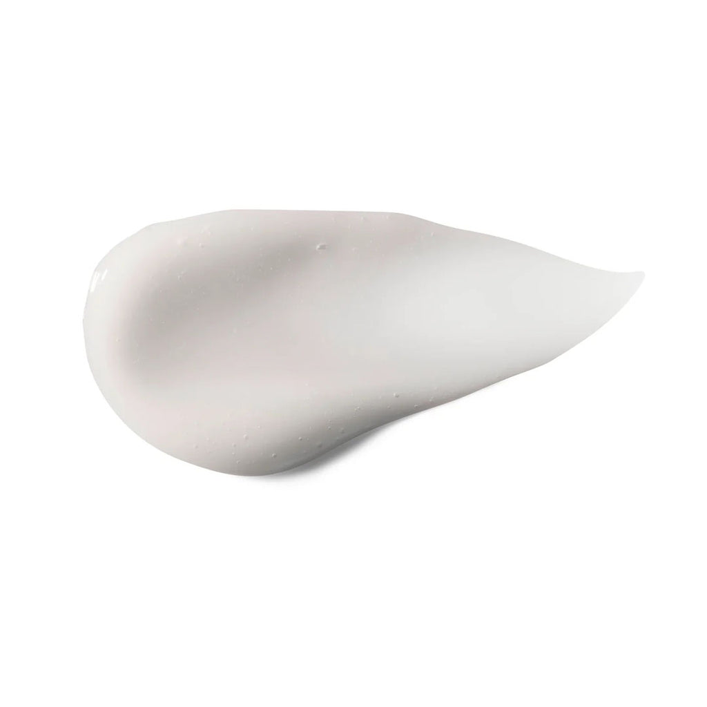 White, creamy Renewing HA Serum swatch with a subtle sheen on a white background.